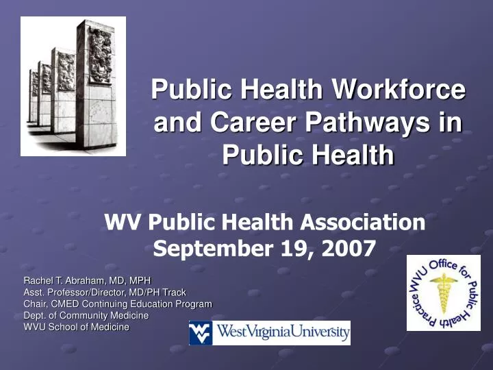 public health workforce and career pathways in public health