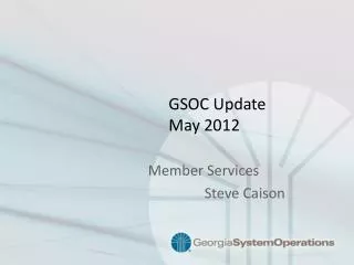 GSOC Update May 2012