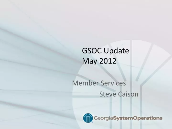 gsoc update may 2012