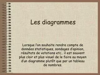 les diagrammes