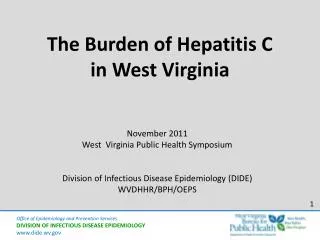 The Burden of Hepatitis C in West Virginia