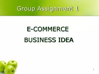 Group Assignment 1