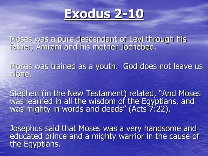 exodus 2 10