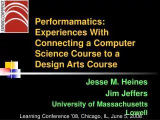 Performamatics: Experiences With Connecting a Computer Science Course to a Design Arts Course
