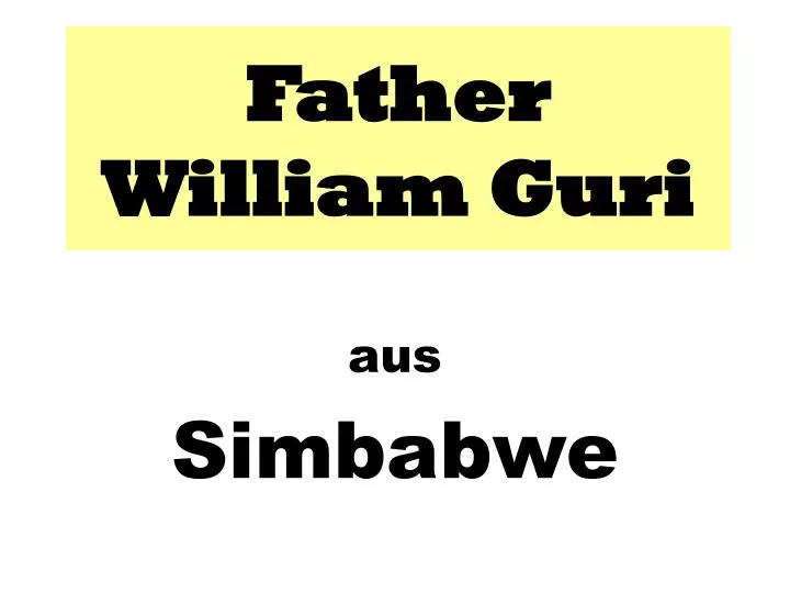 father william guri