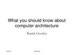 Tomorrow's Computer Architecture Trends: A Comprehensive Overview - slide 1