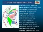 CLIVAR Atlantic Implementation Panel - slide 1