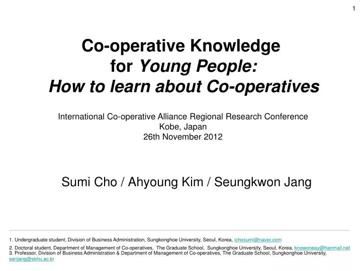 co operative knowledge for young people how to learn about co operatives