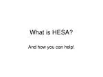 What is HESA? - slide 1