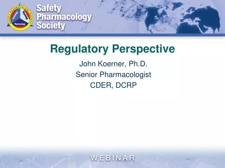 regulatory perspective