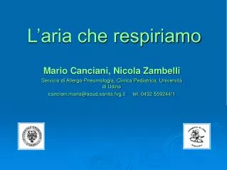 l aria che respiriamo
