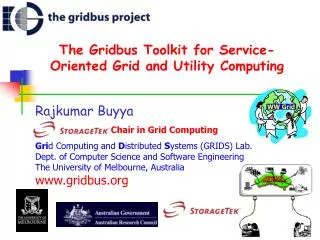 The Gridbus Toolkit for Service-Oriented Grid and Utility Computing
