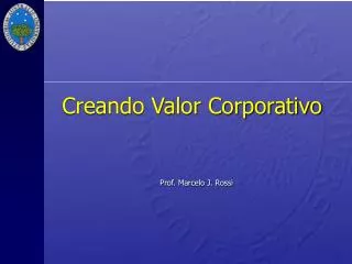 creando valor corporativo