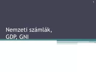 nemzeti sz ml k gdp gni