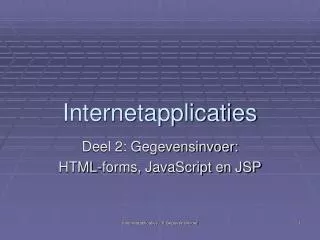 internetapplicaties
