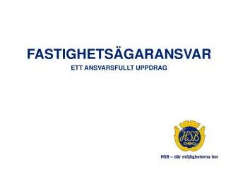 fastighets garansvar