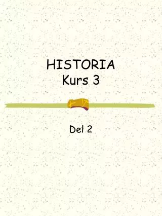 historia kurs 3