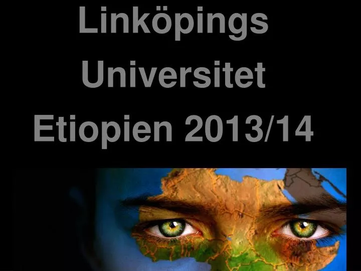 link pings universitet etiopien 2013 14