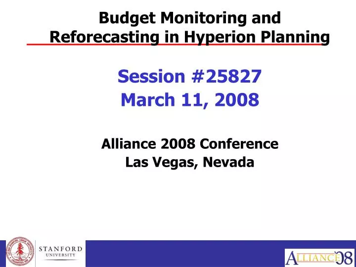 budget monitoring and reforecasting in hyperion planning
