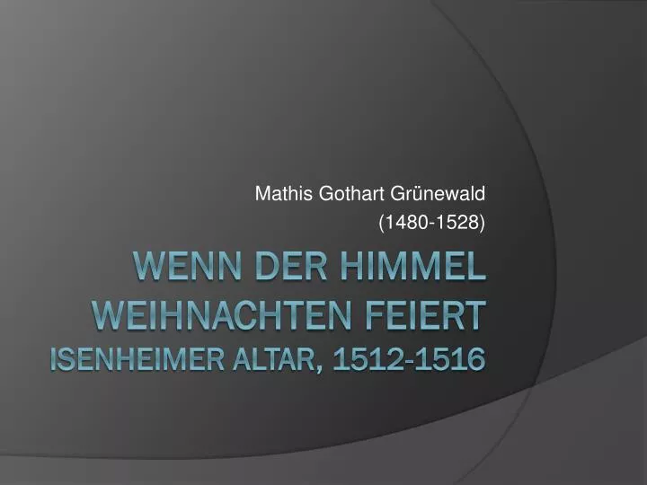 mathis gothart gr newald 1480 1528