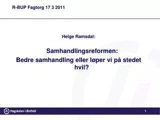 r bup fagtorg 17 3 2011