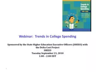 Webinar: Trends in College Spending