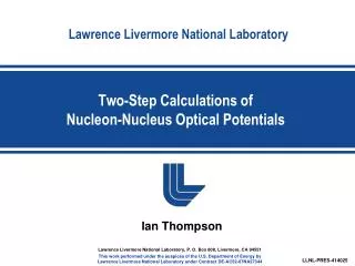 Two-Step Calculations of Nucleon-Nucleus Optical Potentials