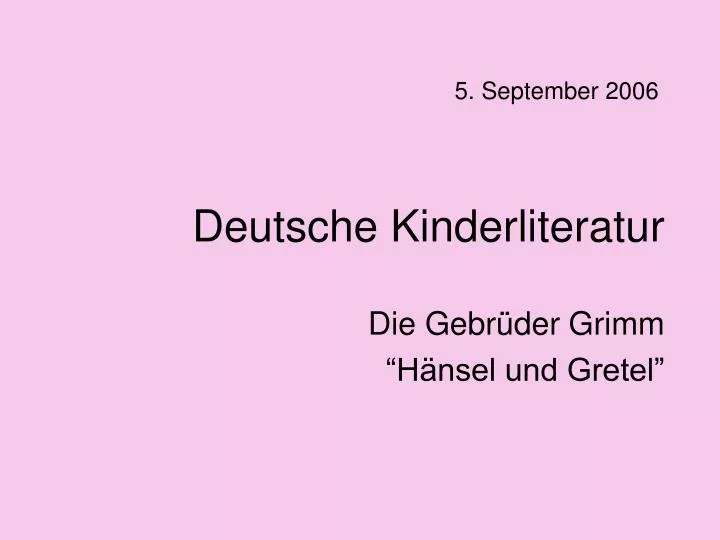 deutsche kinderliteratur
