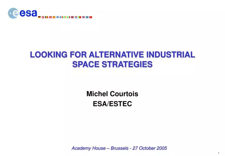 looking for alternative industrial space strategies