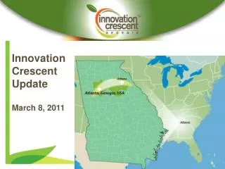 Innovation Crescent Update March 8, 2011