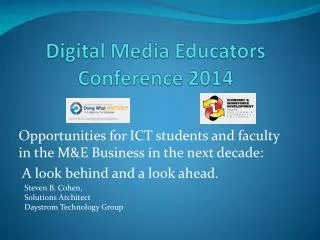 Digital Media Educators Conference 2014