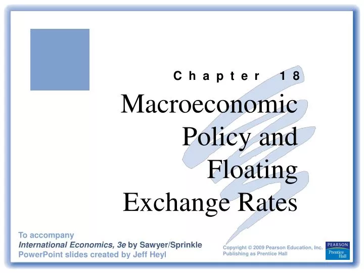 macroeconomic policy and floating exchange rates
