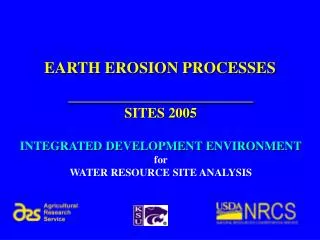 EARTH EROSION PROCESSES