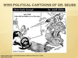 WWII Political Cartoons of Dr. Seuss