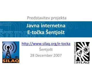 javna internetna e to ka entjo t