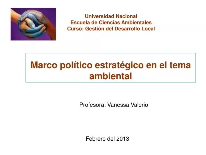 marco pol tico estrat gico en el tema ambiental