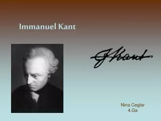 PPT - Immanuel Kant PowerPoint Presentation, Free Download - ID:6183027