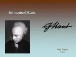 Immanuel Kant - slide 1