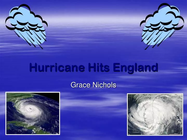 hurricane hits england