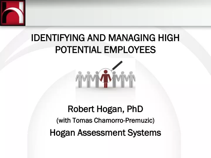 identifying and managing high potential employees