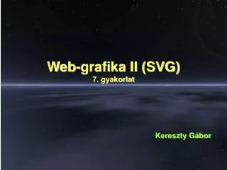 web grafika ii svg 7 gyakorlat