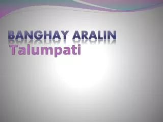 talumpati