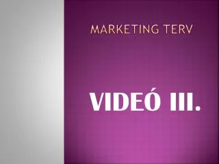 marketing terv