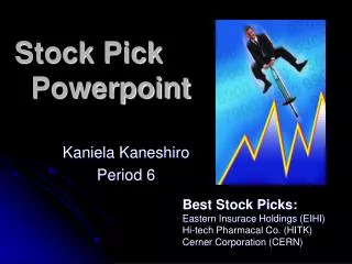 Stock Pick Powerpoint