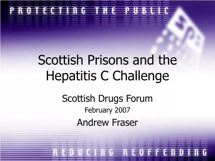 scottish prisons and the hepatitis c challenge