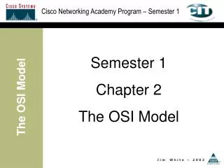 Semester 1 Chapter 2 The OSI Model