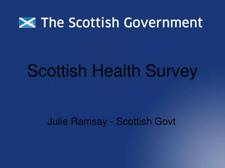scottish health survey