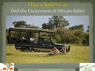 Hire a Car to Experience the Safari at Amboseli National Park