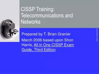 CISSP Training: Telecommunications and Networks