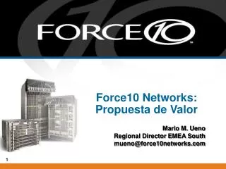 Force10 Networks: Propuesta de Valor